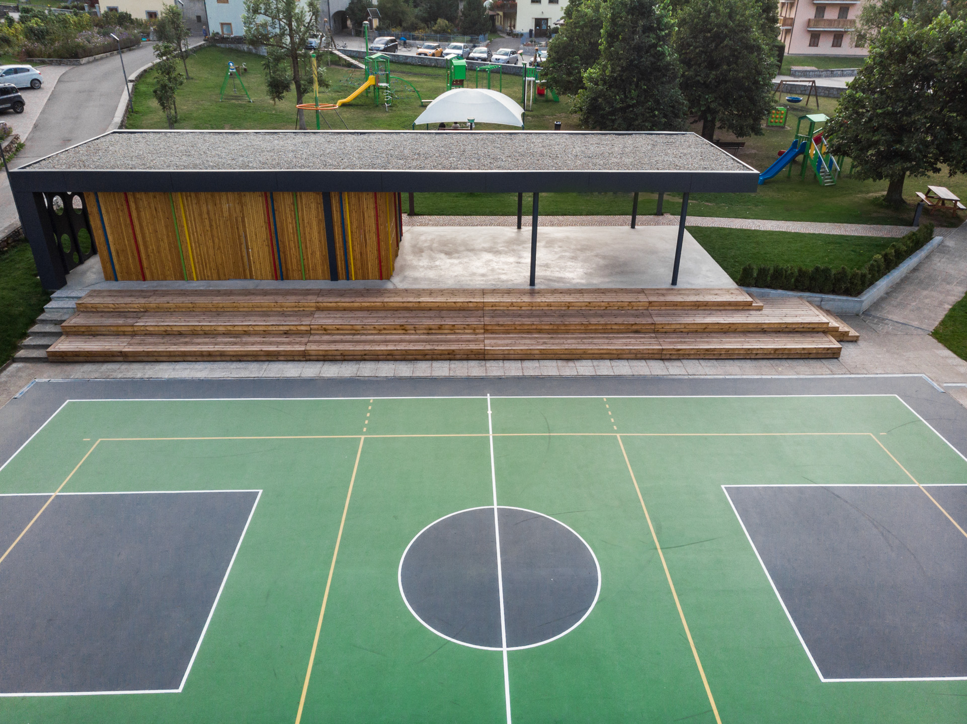 Â©Architetto G. Valorz_04 struttura polifunzionale con drone (1)